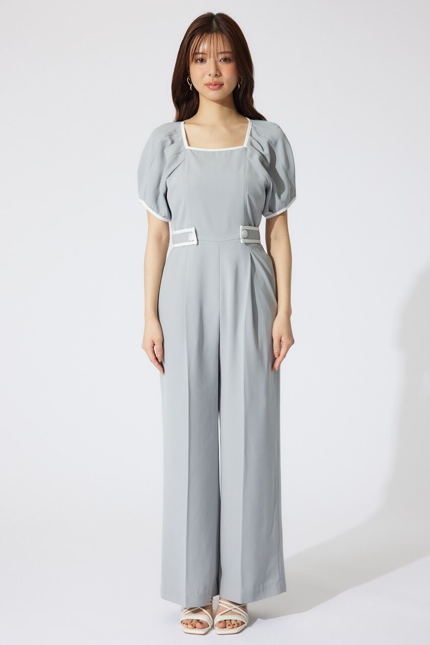 rienda「バイカラーロンパース」|ワンピース|