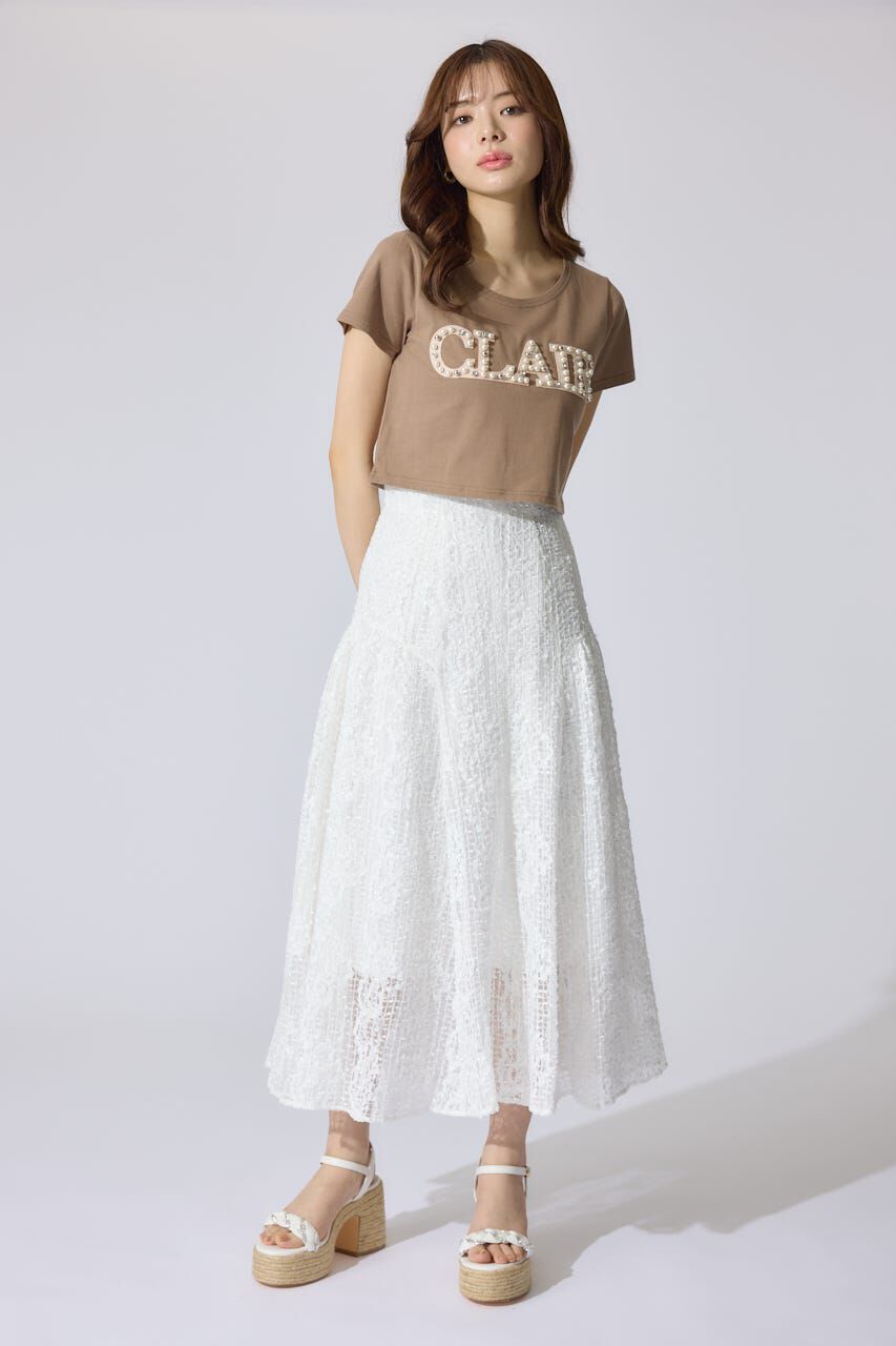 rienda「サイドボリュームジャストウエストスカート」|スカート|