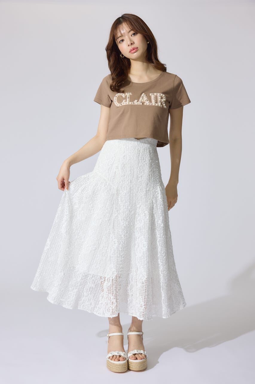 rienda「サイドボリュームジャストウエストスカート」|スカート|