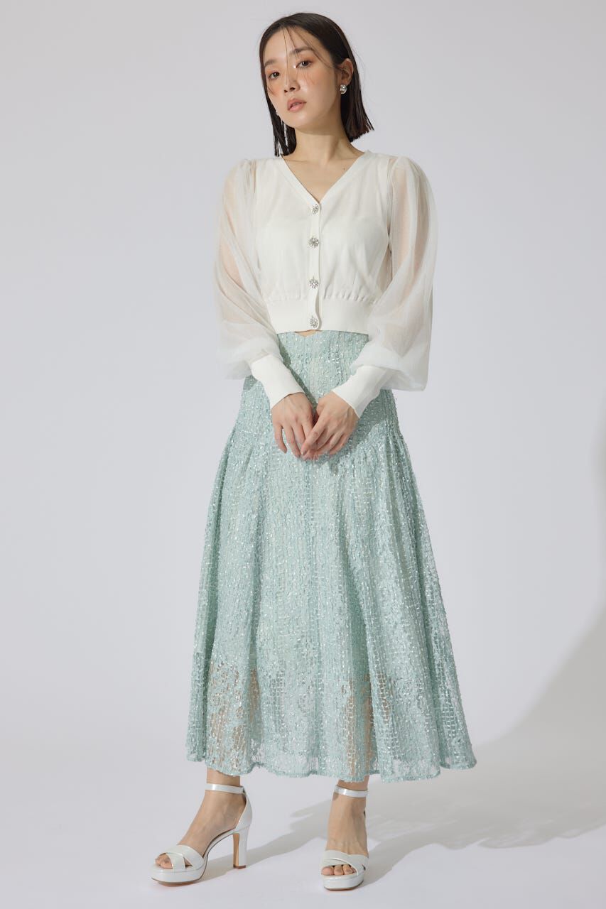 rienda「サイドボリュームジャストウエストスカート」|スカート|