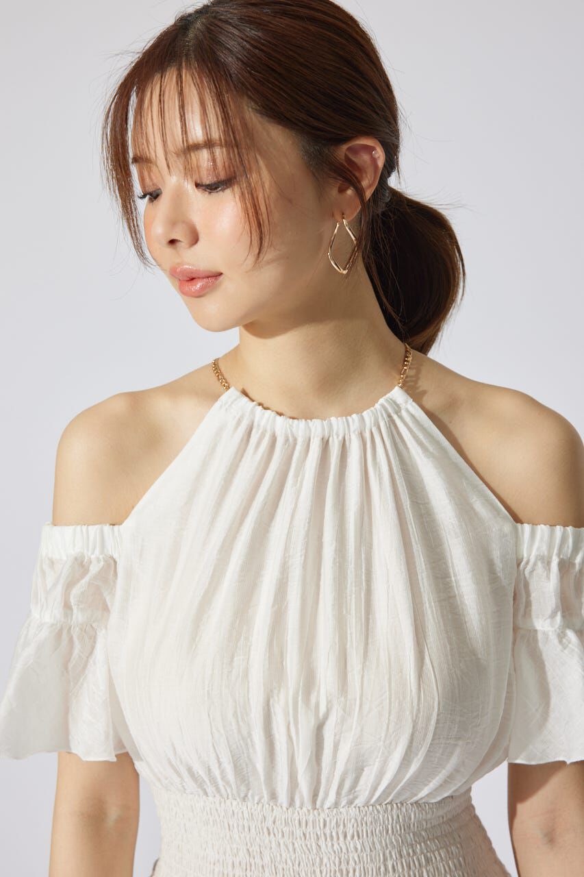 rienda「2WAYホルターネックロンパース」|ワンピース|