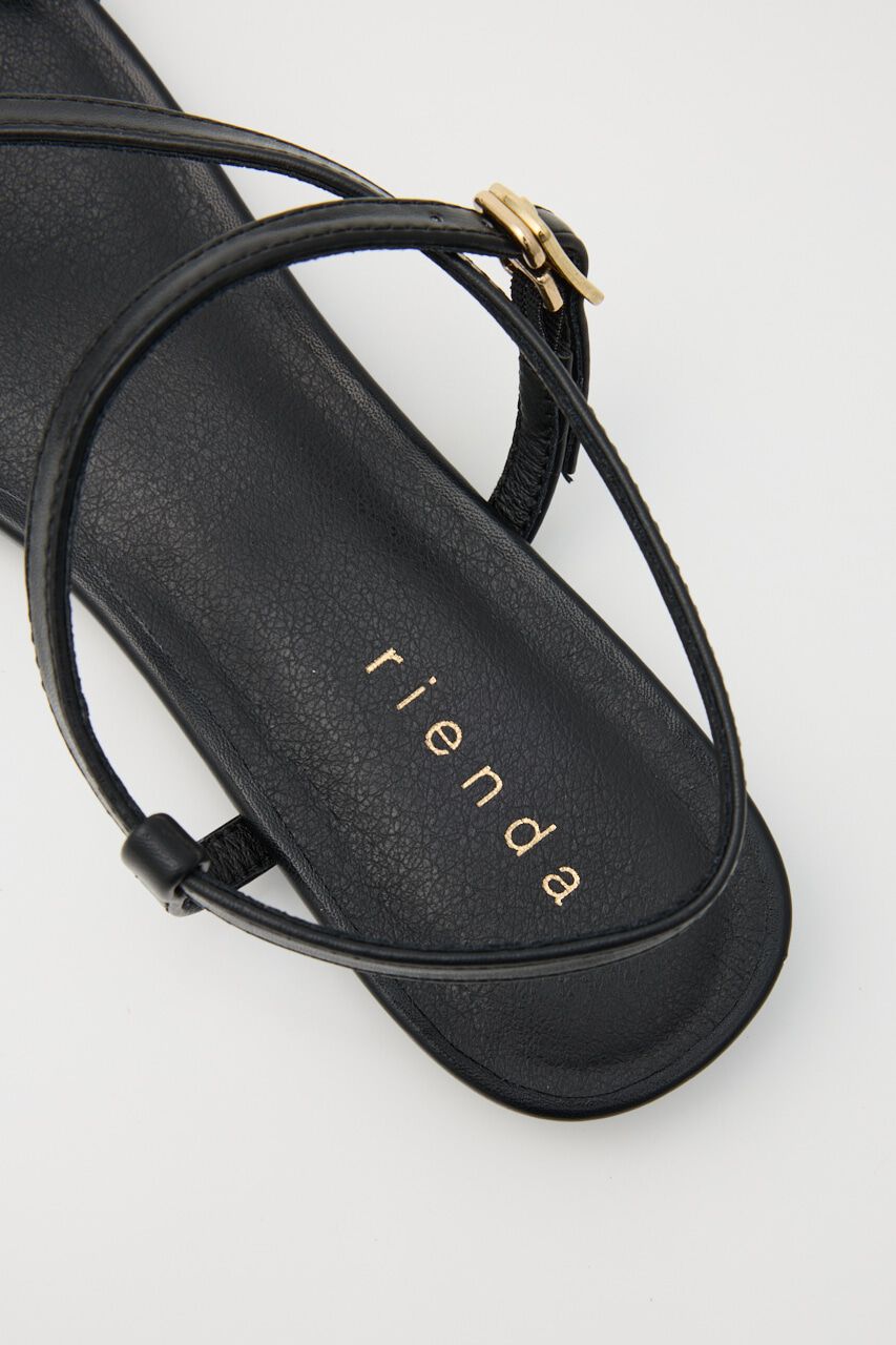 rienda「ポインテッドトゥローヒールサンダル」|サンダル|