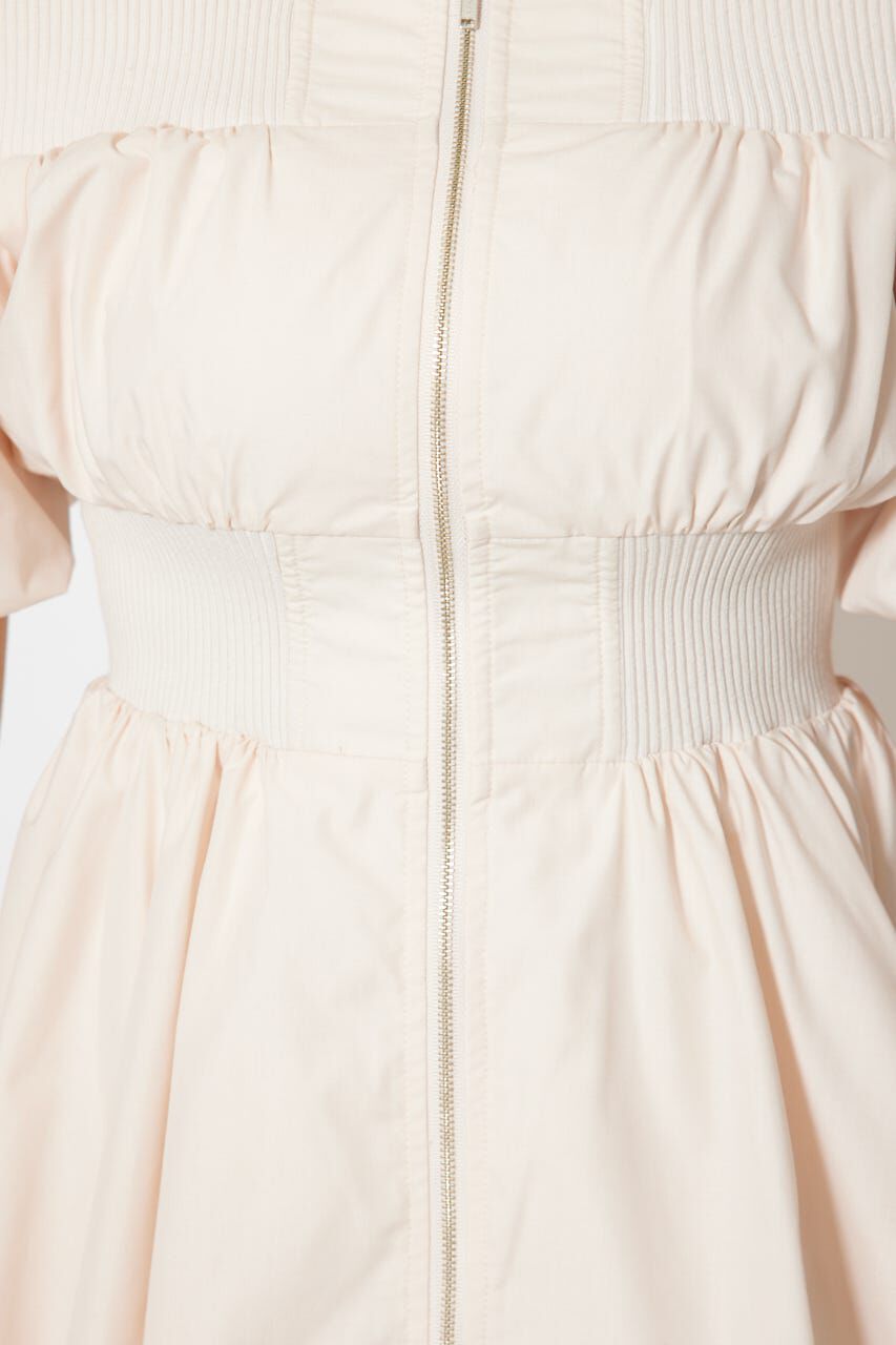 rienda「MA-1オフショルミニフレアワンピース」|ワンピース|