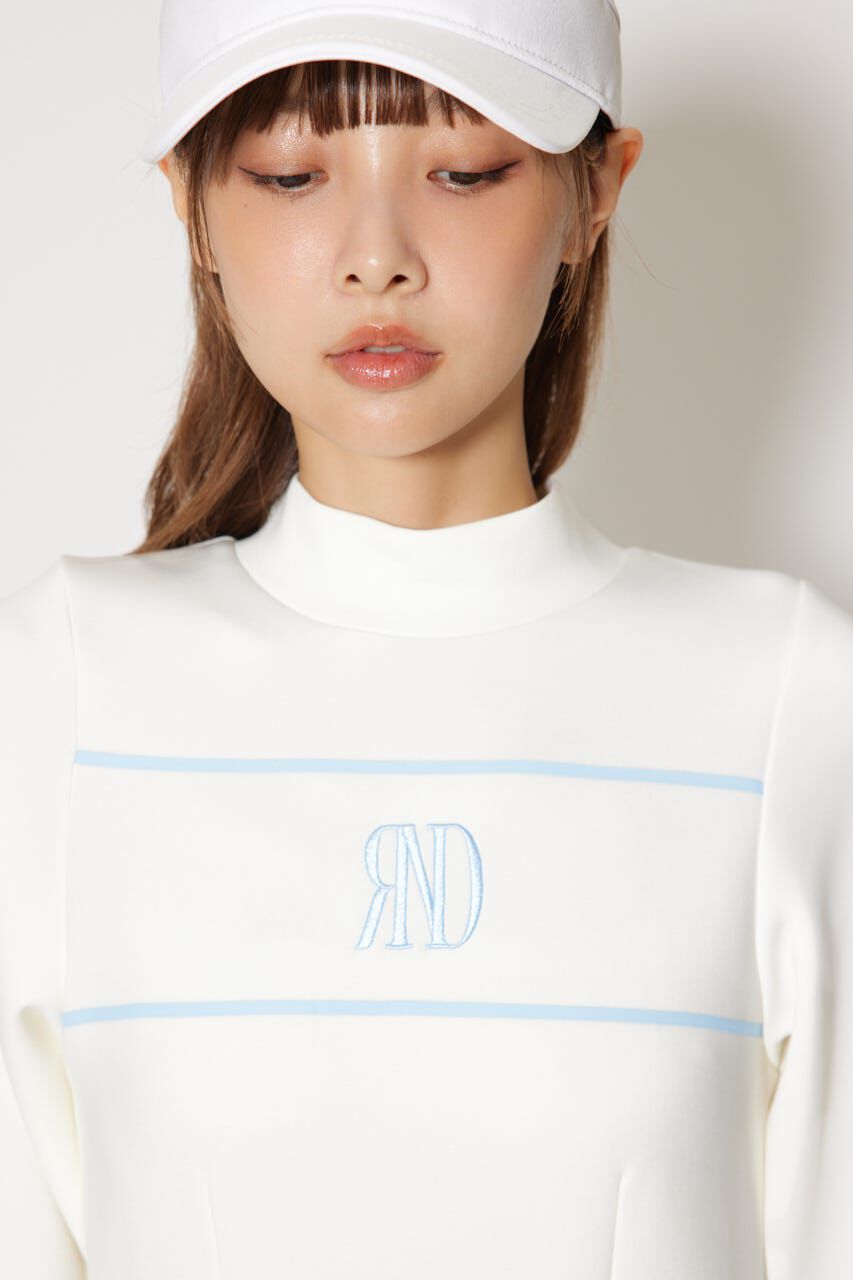 rienda「バックリボンRNDロゴカットワンピース」|ワンピース|