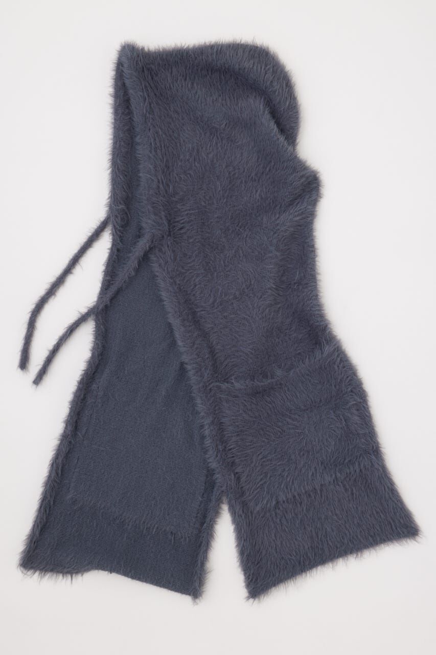 rienda「フード付きシャギーストール」|その他|