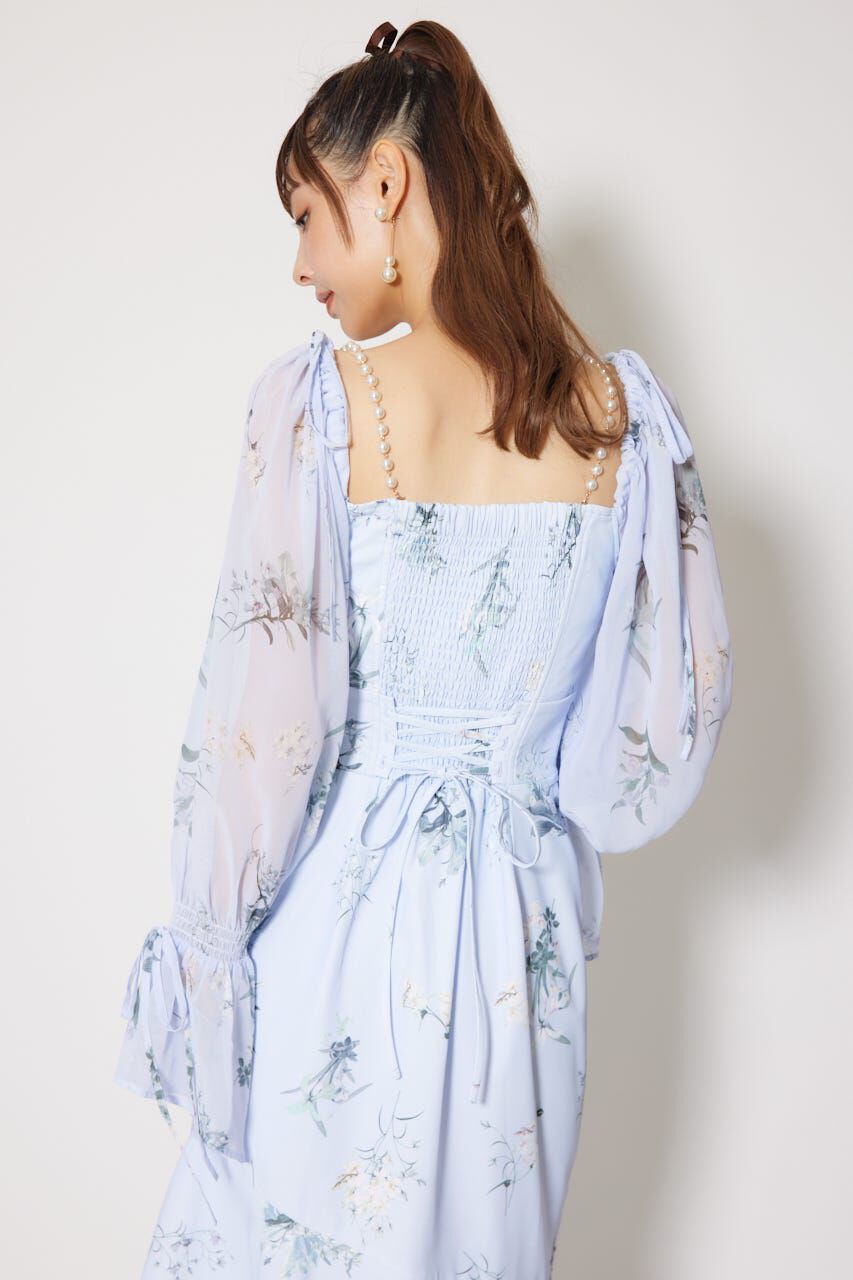 rienda「ビスチェパターンアシンンメトリーマーメイドワンピース」|ワンピース|