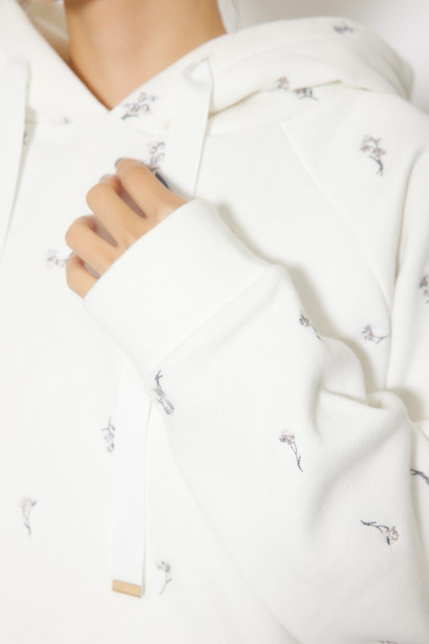 rienda「フラワー刺繍スウェットトップス」|Tシャツ・カットソー|