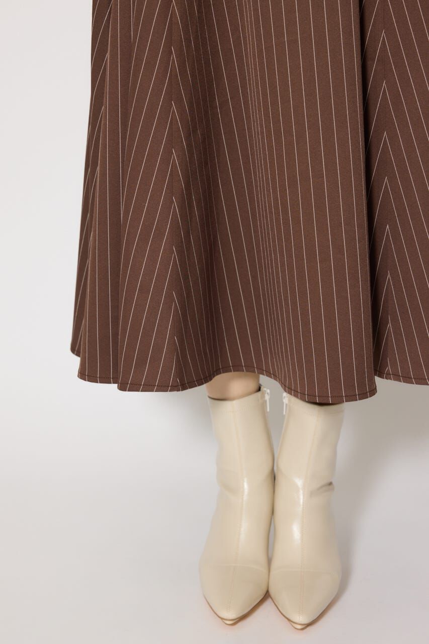 rienda「オープンカラーフレアワンピース」|ワンピース|