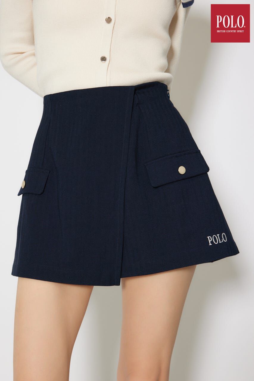 rienda「ポケットディティールスコートショートパンツ」|その他|NVY