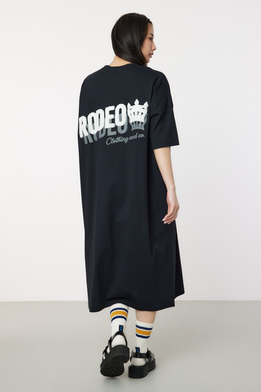 RODEO CROWNS「サガラワッペン ロゴ Tワンピース」|ワンピース|