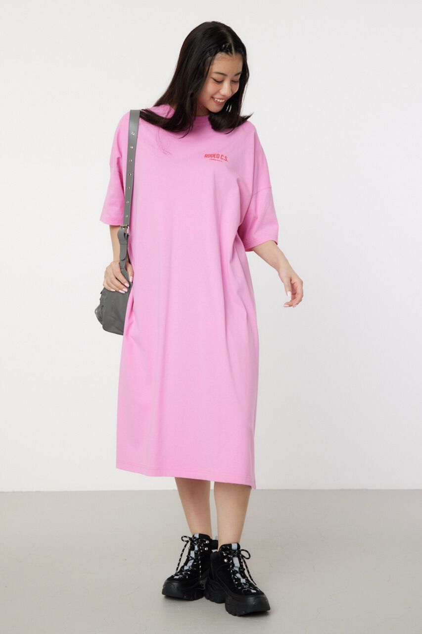 RODEO CROWNS「サガラワッペン ロゴ Tワンピース」|ワンピース|