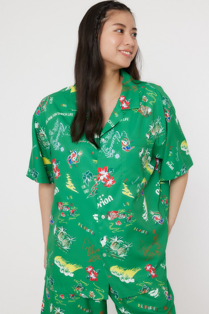 RODEO CROWNS「Orion Beer x RCS ORオープンカラーシャツ」|シャツ・ブラウス|