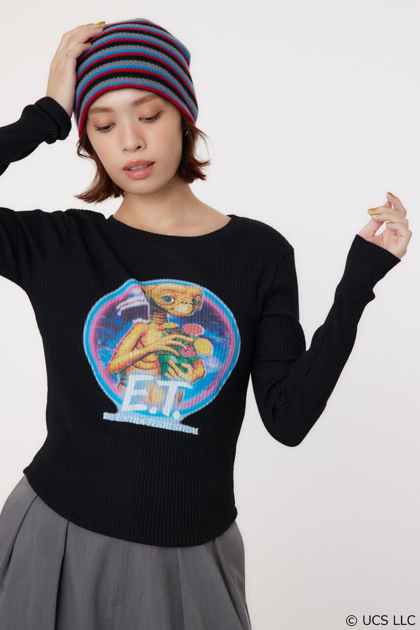 RODEO CROWNS「(E.T.)リブトップス」|Tシャツ・カットソー|BLK