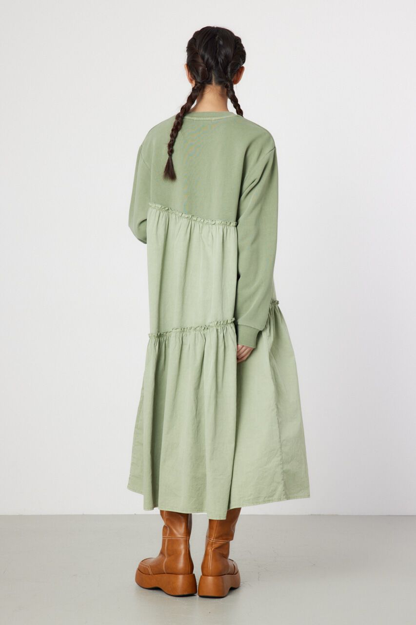 RODEO CROWNS「ピグメント布帛ドッキングワンピース」|ワンピース|