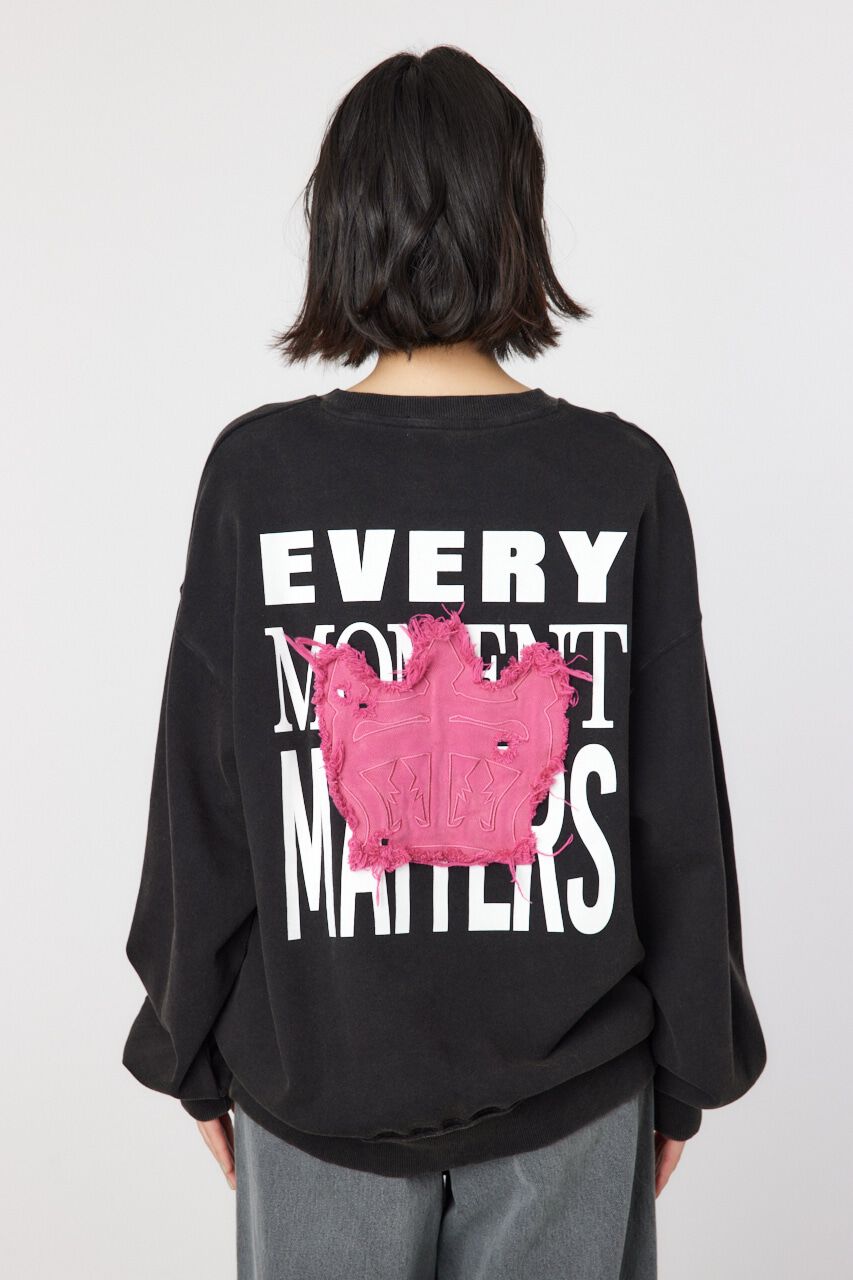 RODEO CROWNS「ダメージCROWNアップリケスウェット」|パーカー|