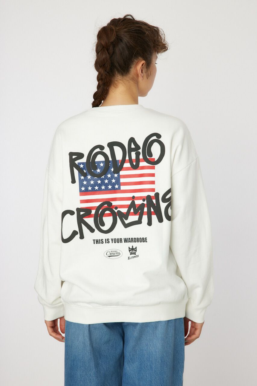 RODEO CROWNS「graffiti flagスウェットトップス」|パーカー|
