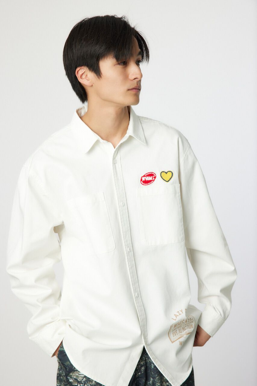 RODEO CROWNS「LAZYデニムシャツ」|シャツ・ブラウス|O/WHT1