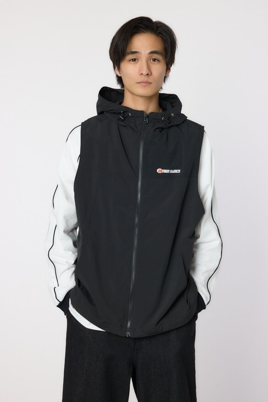 RODEO CROWNS「ドロストフーデッドベスト」|ダウンベスト・ベスト|