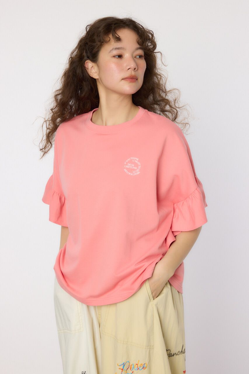 RODEO CROWNS「フリルスリーブトップス」|Tシャツ・カットソー|