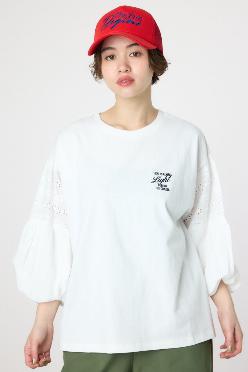 RODEO CROWNS「バルーンスリーブトップス」|Tシャツ・カットソー|O/WHT1
