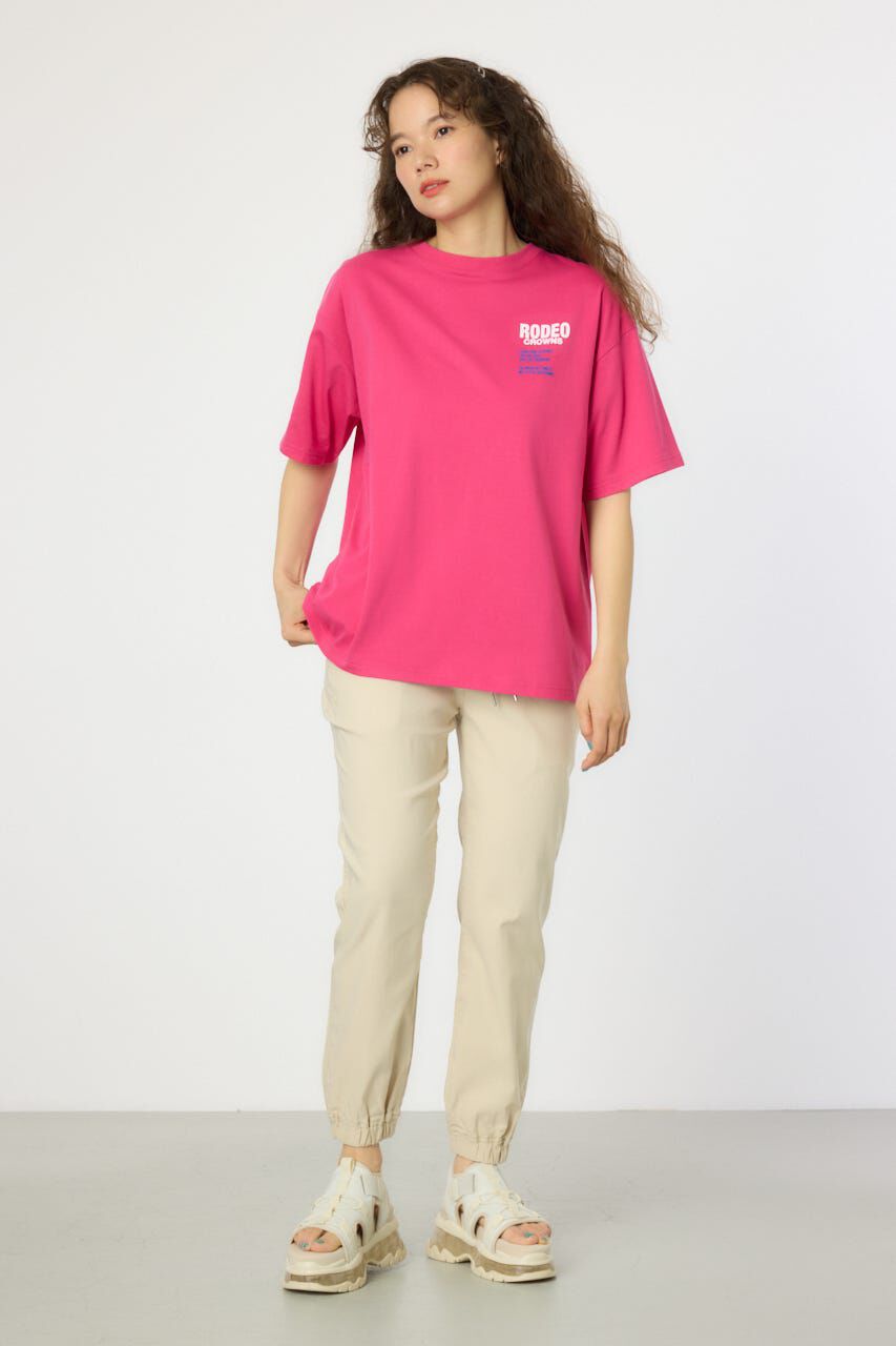 RODEO CROWNS「Overlap デニムアップリケTシャツ」|Tシャツ・カットソー|