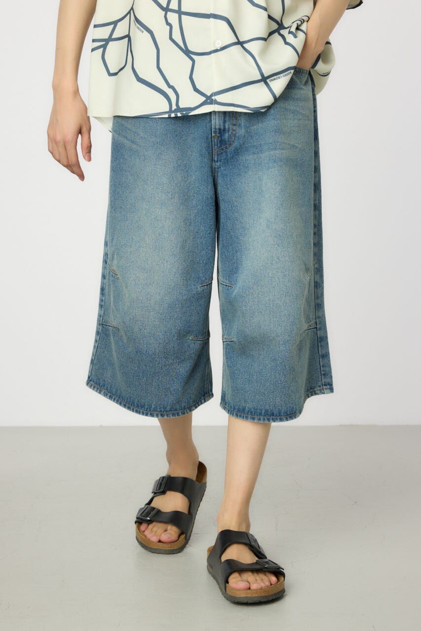 RODEO CROWNS「デニムバミューダパンツ」|デニム|