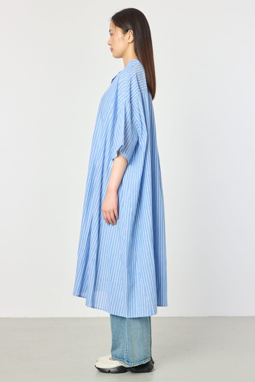 RODEO CROWNS「バンドカラールーズワンピース」|ワンピース|