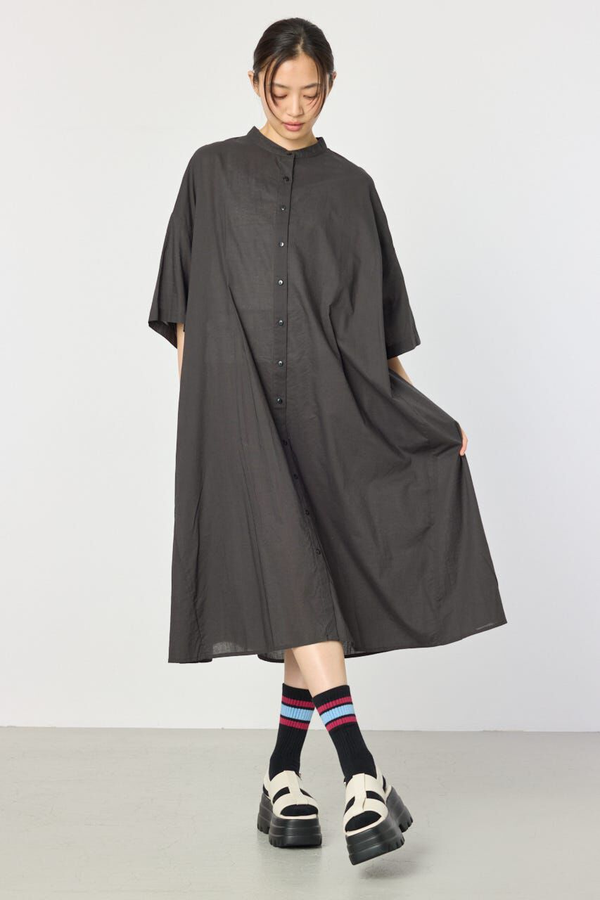 RODEO CROWNS「バンドカラールーズワンピース」|ワンピース|