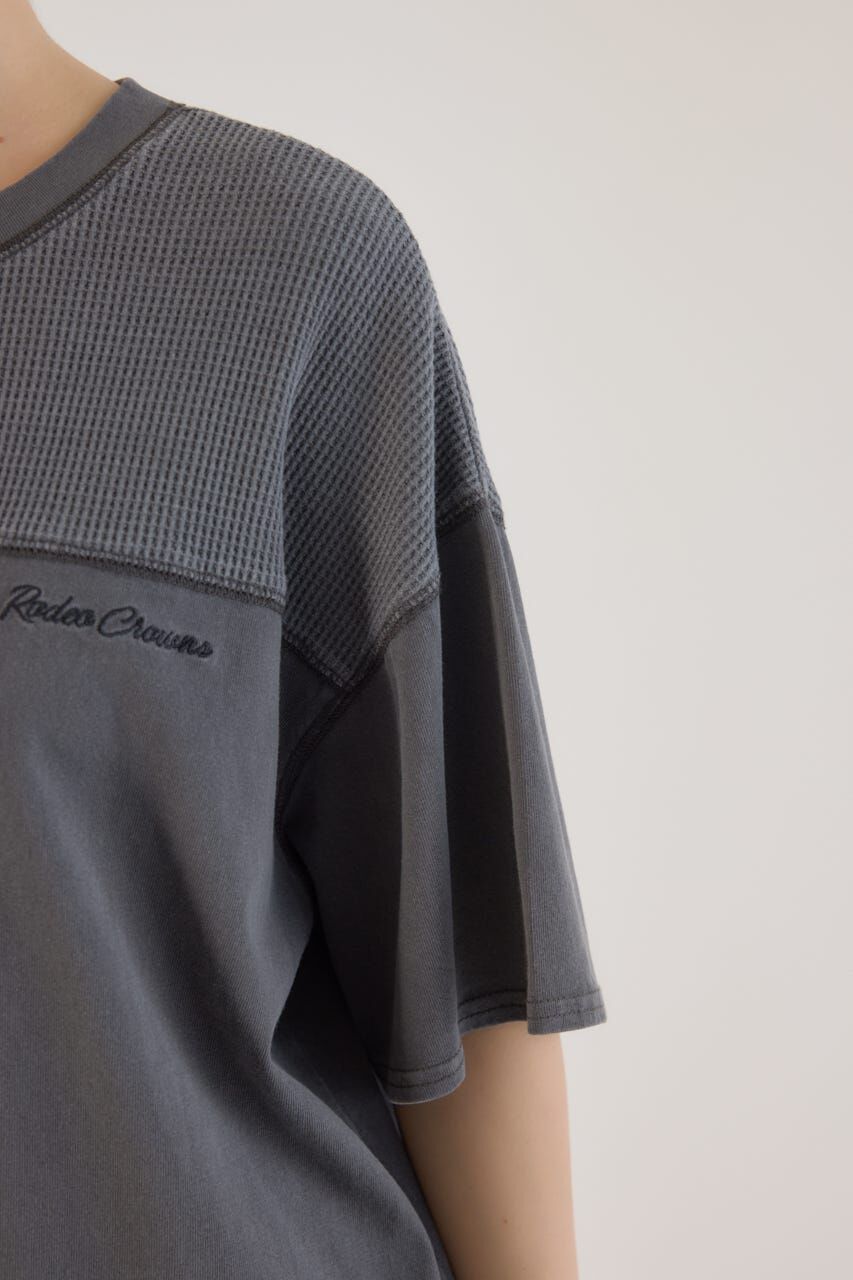 RODEO CROWNS「ワッフルコンビカットトップス」|Tシャツ・カットソー|