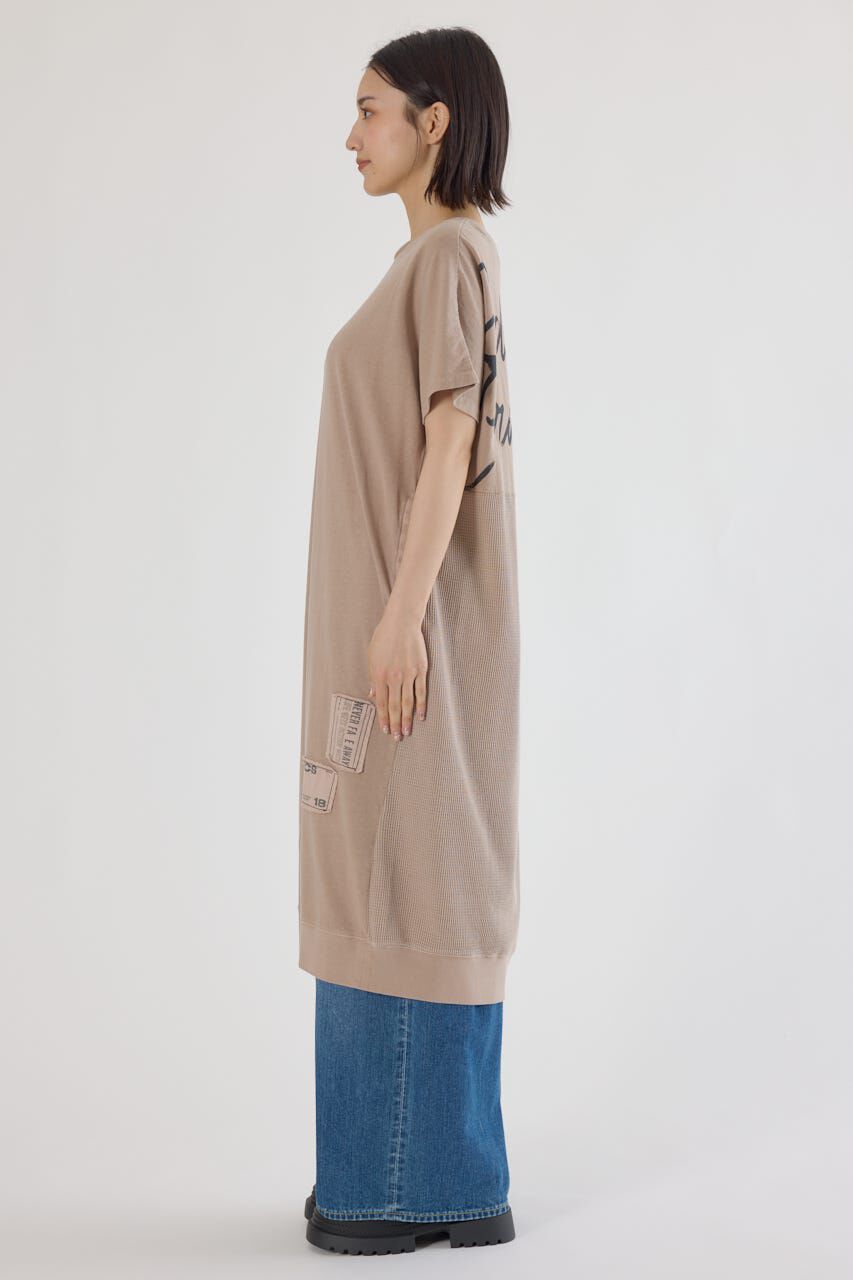RODEO CROWNS「2way ワッフルコンビカットロングワンピース」|ワンピース|