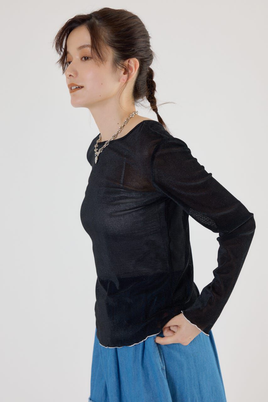 RODEO CROWNS「2WAYシアーベロアトップス」|Tシャツ・カットソー|