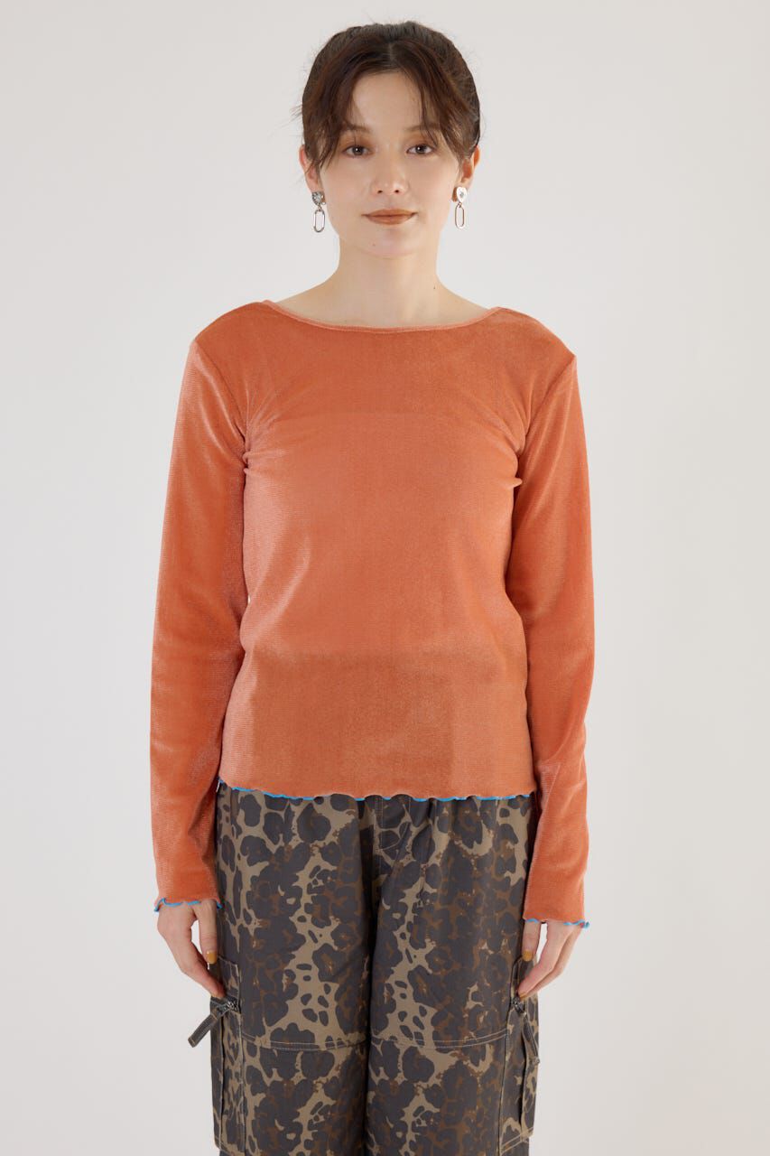 RODEO CROWNS「2WAYシアーベロアトップス」|Tシャツ・カットソー|