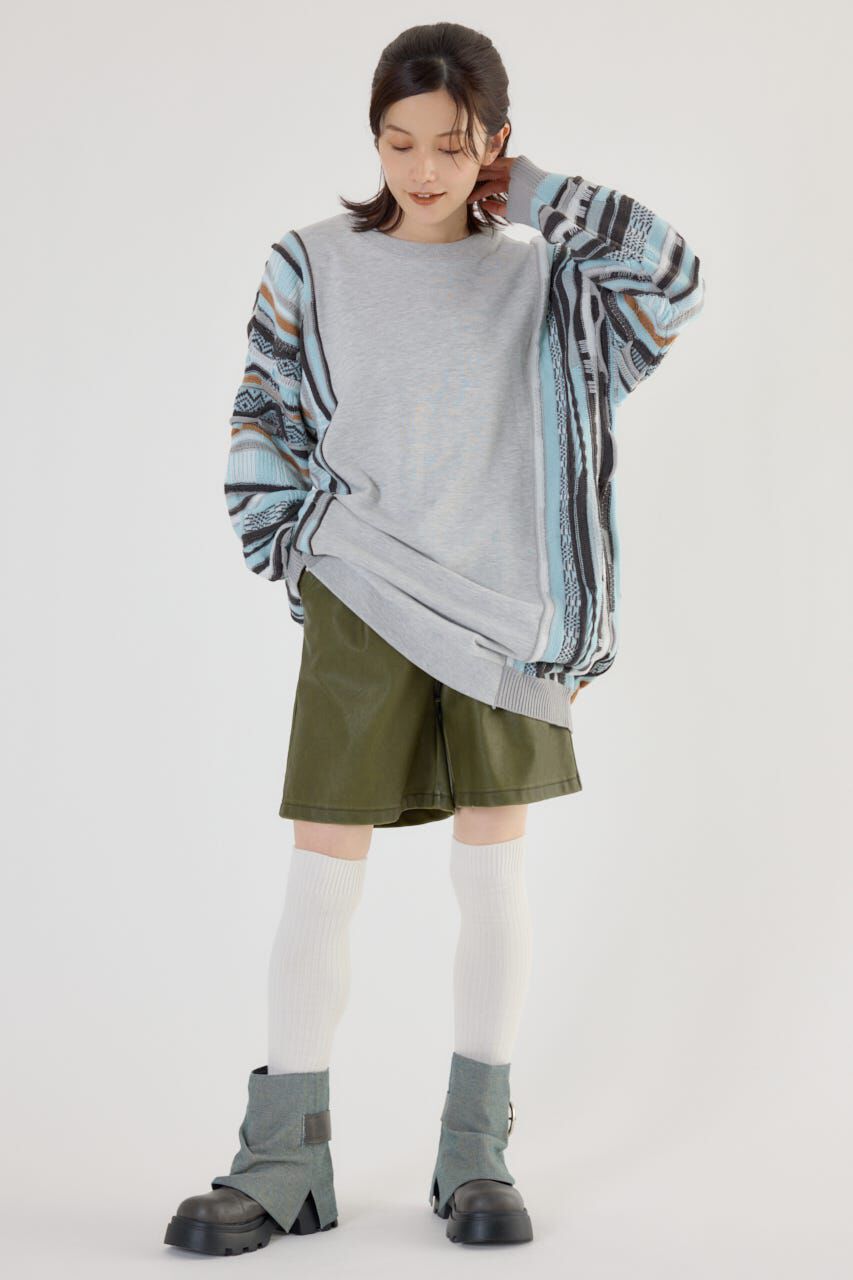 RODEO CROWNS「3D マルチカラーニットドッキングチュニック」|ニット・セーター|