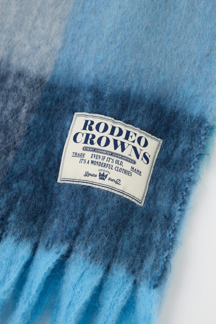 RODEO CROWNS「チェックガラ ボリュームマフラー」|その他|