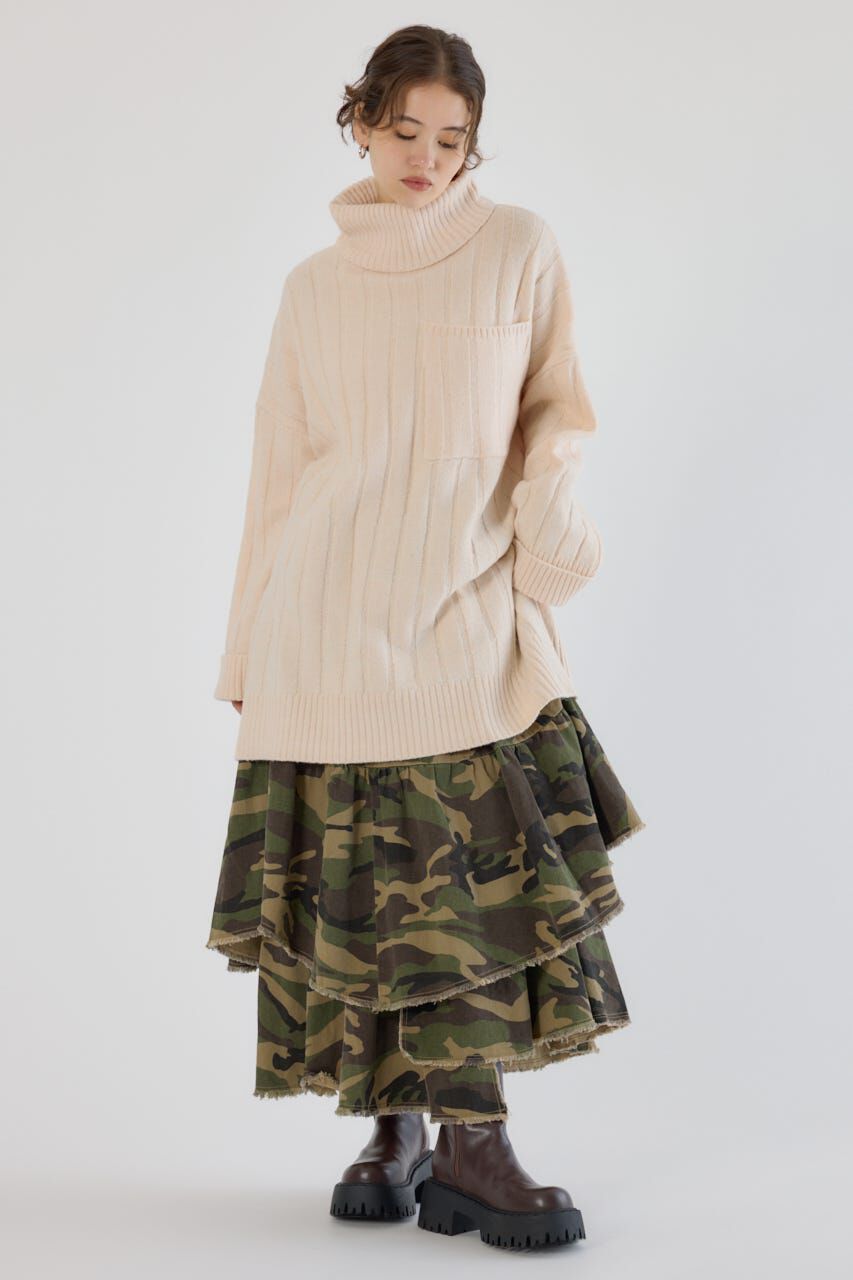 RODEO CROWNS「ビッグポケットニットワンピース」|ワンピース|