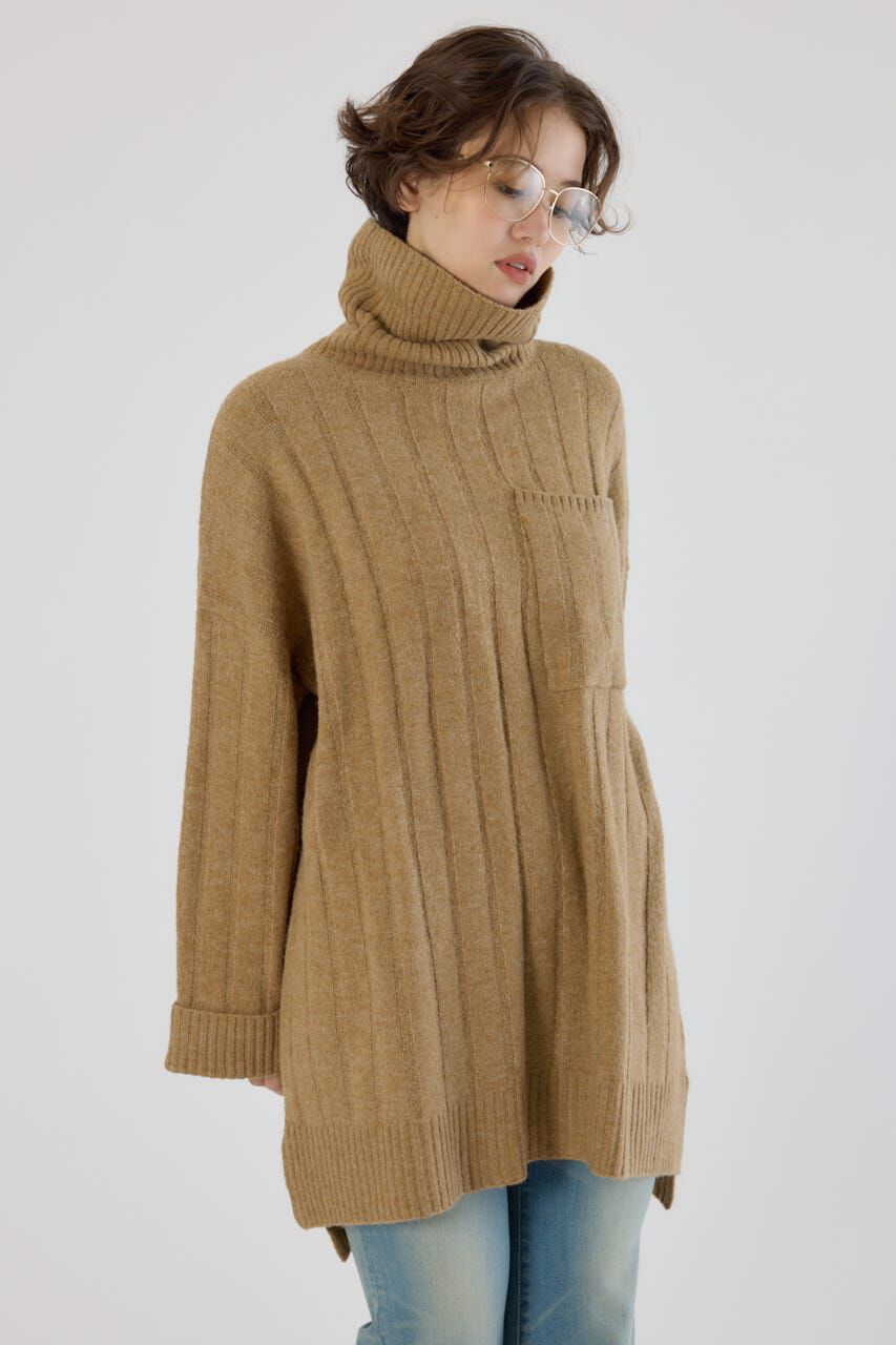 RODEO CROWNS「ビッグポケットニットワンピース」|ワンピース|BRN