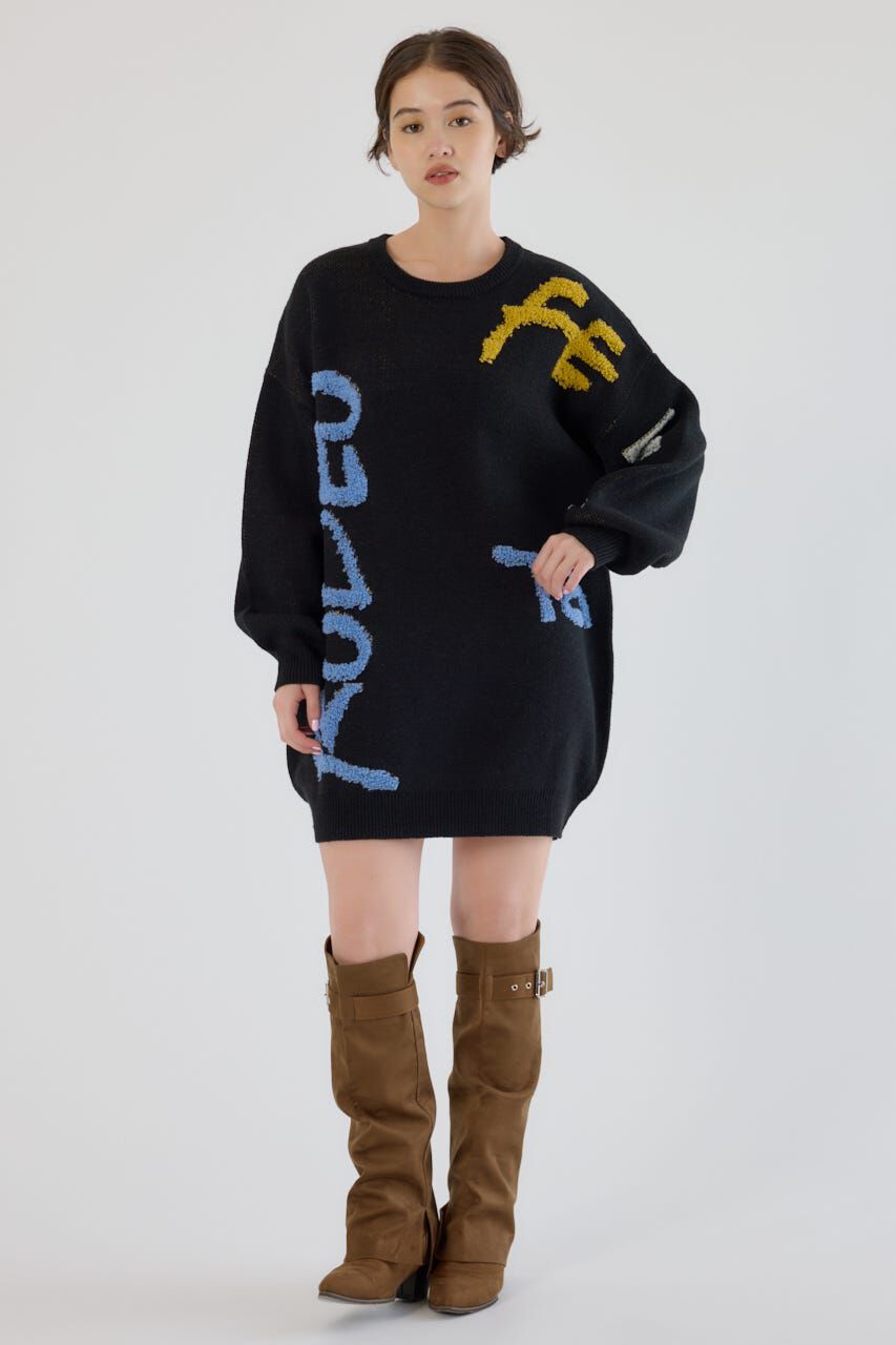 RODEO CROWNS「レタリングロゴニットワンピース」|ワンピース|