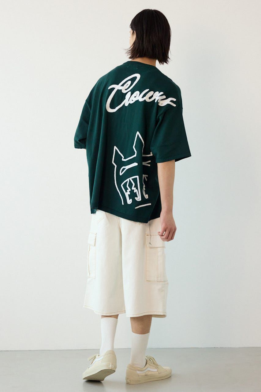 RODEO CROWNS「デニムバミューダカーゴパンツ」|デニム|