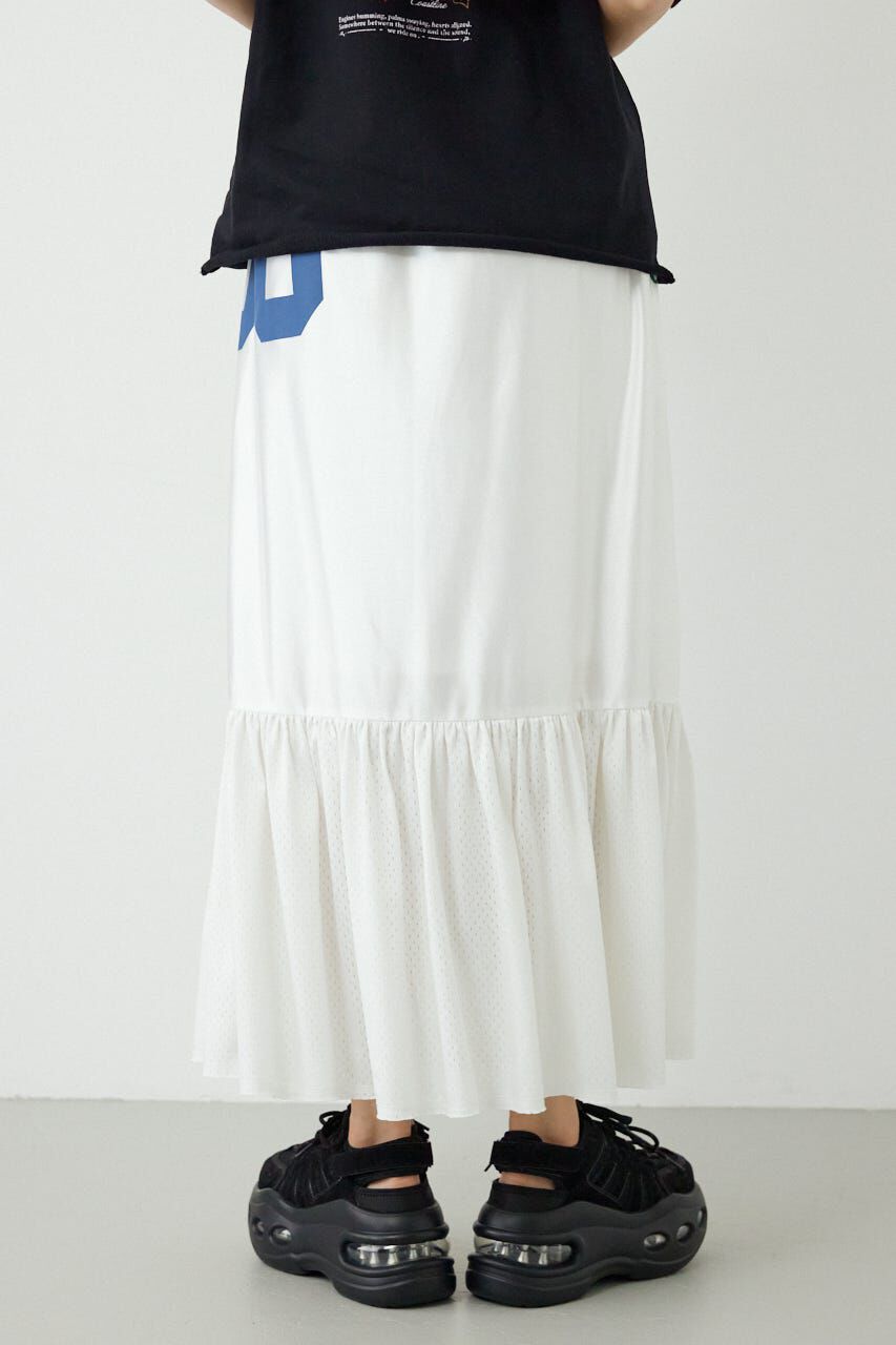 RODEO CROWNS「＜WEB先行アイテム＞リメイク GAMEティアードスカート」|スカート|