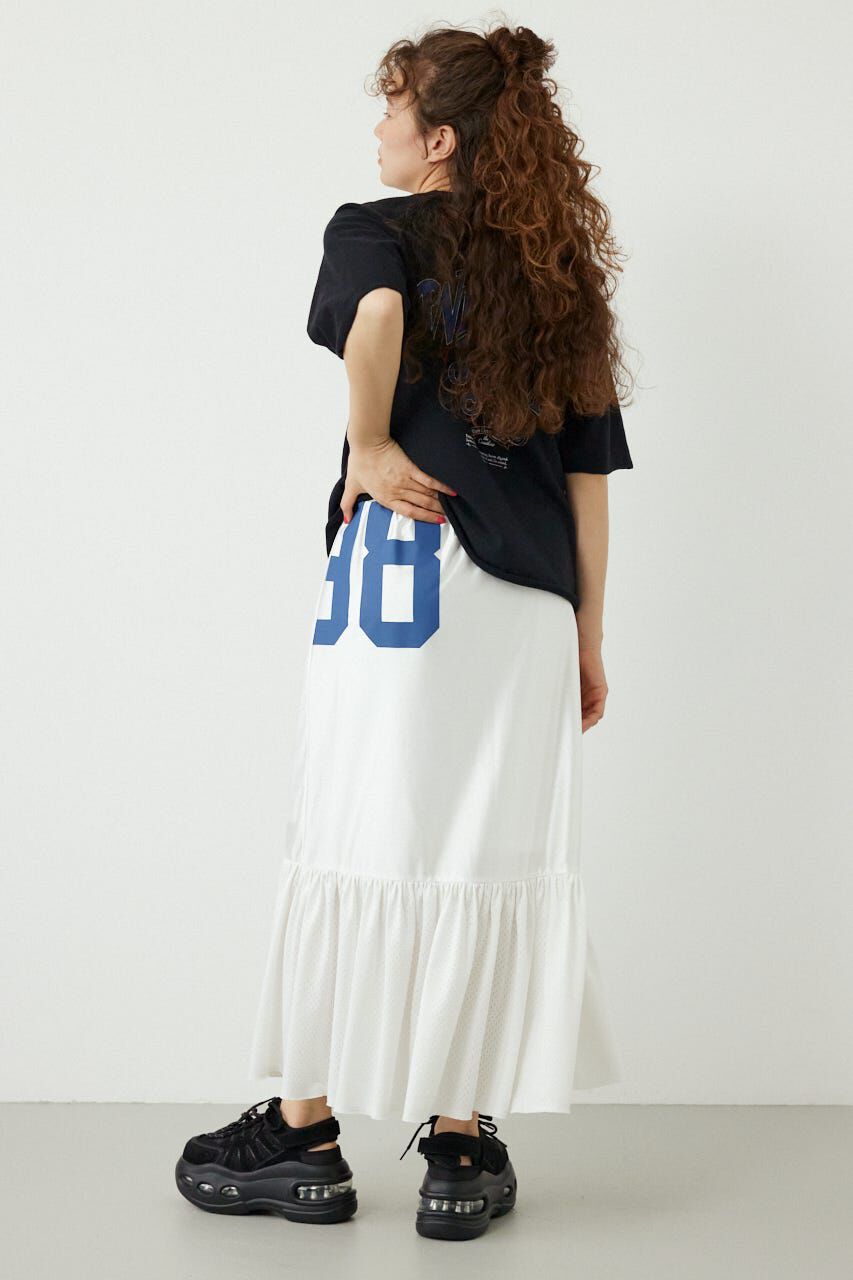 RODEO CROWNS「＜WEB先行アイテム＞リメイク GAMEティアードスカート」|スカート|