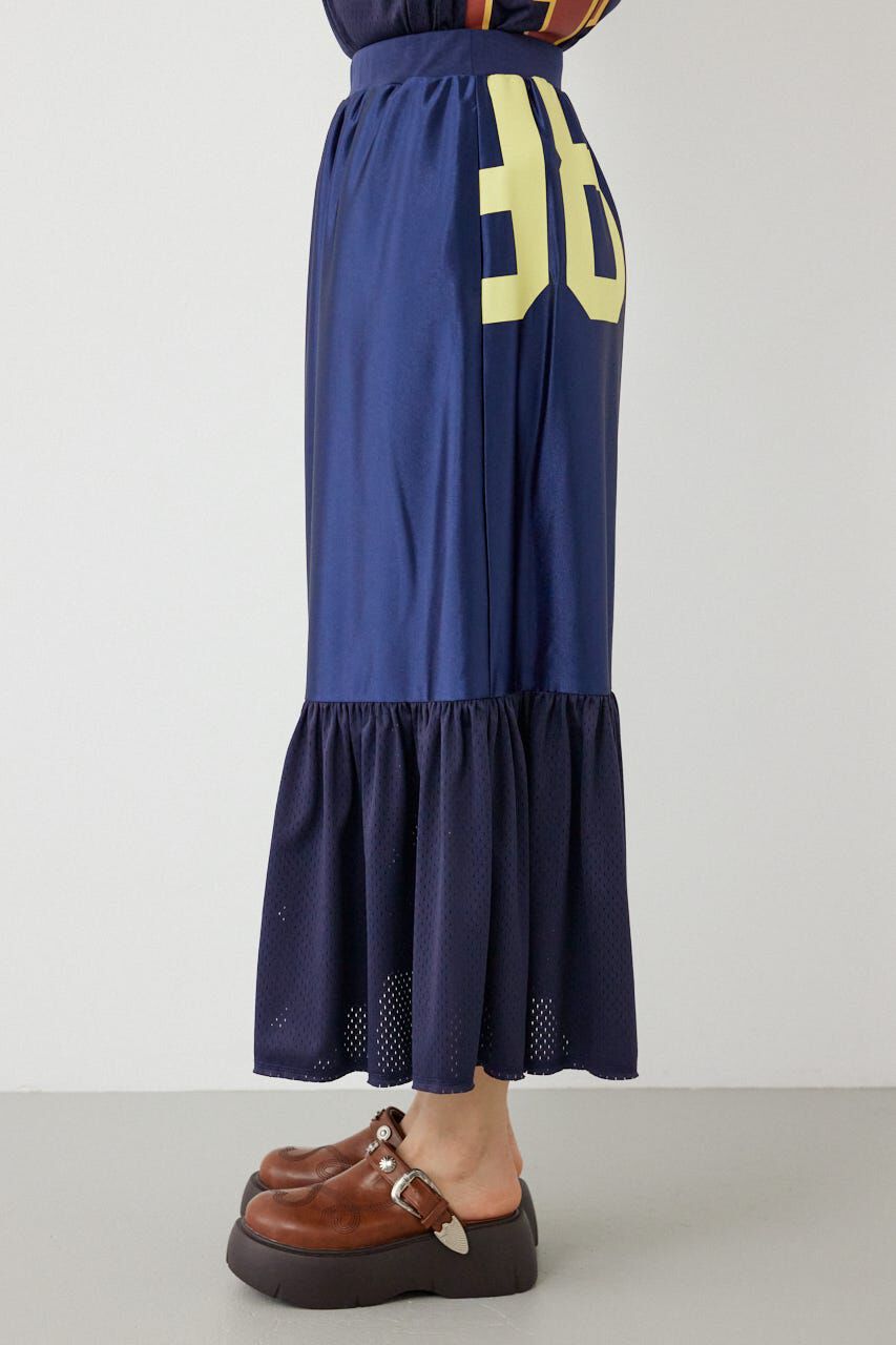 RODEO CROWNS「＜WEB先行アイテム＞リメイク GAMEティアードスカート」|スカート|