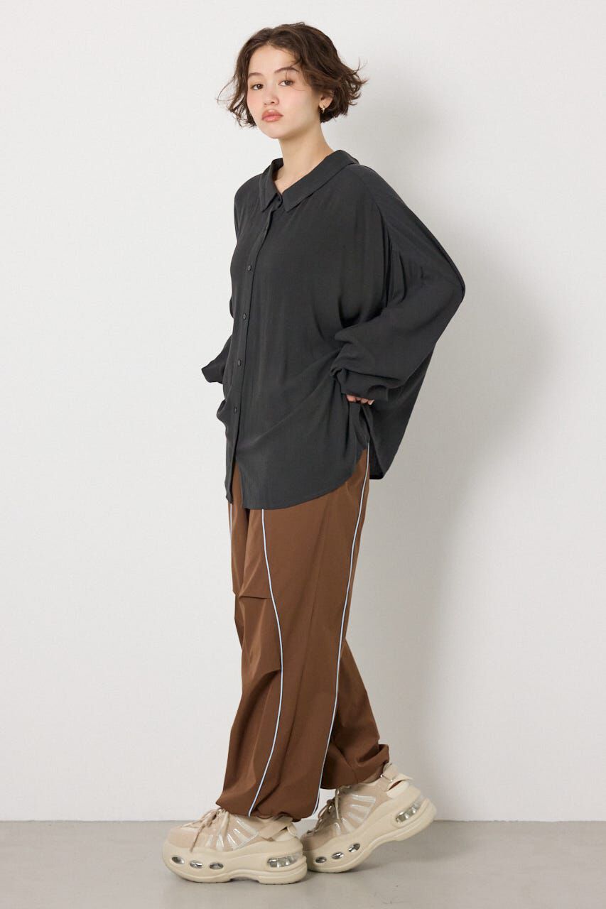 RODEO CROWNS「＜WEB先行アイテム＞レーヨンクレープ2WAYシャツ」|シャツ・ブラウス|