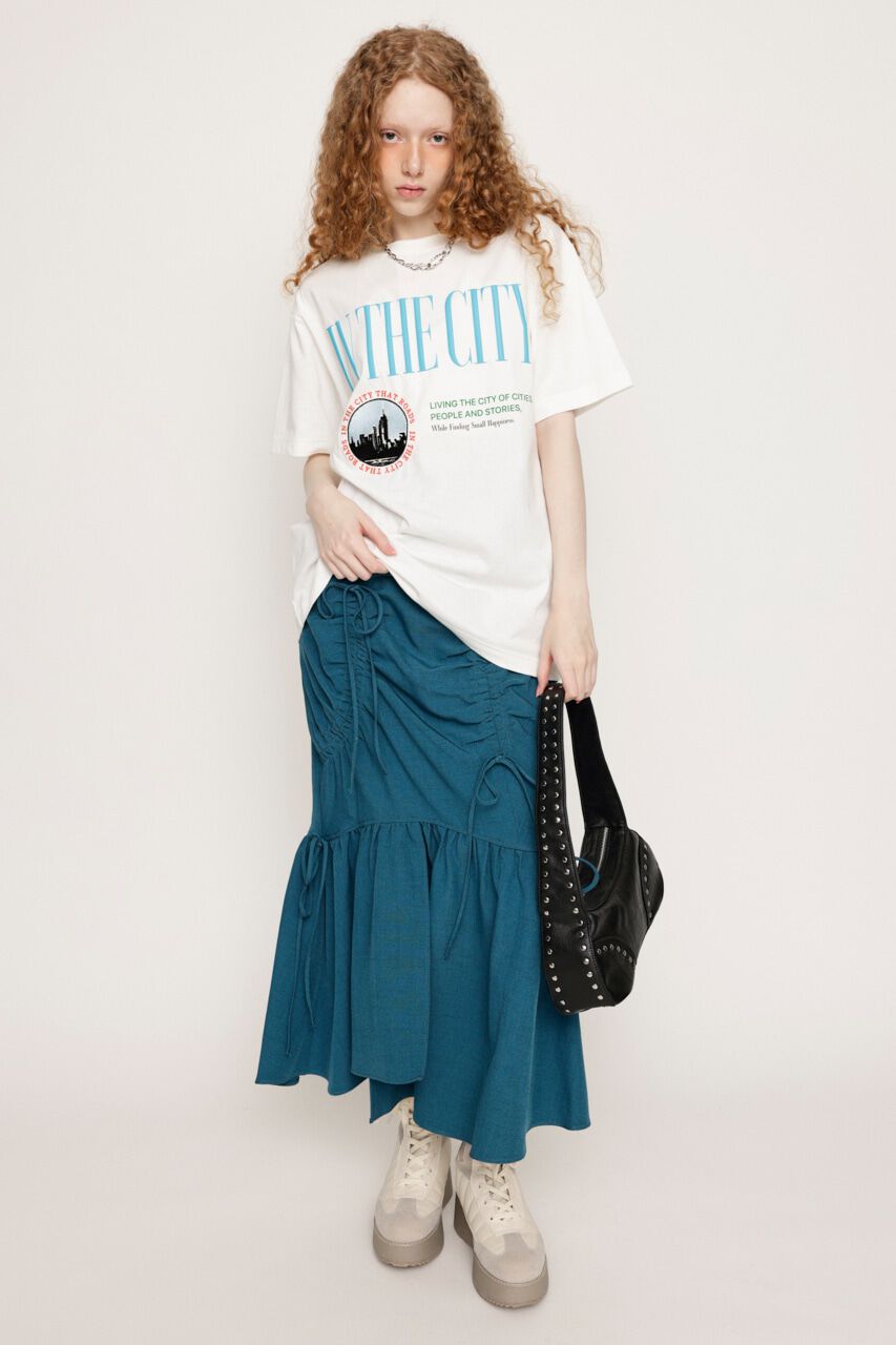 SLY「ASYMMETRY GATHER スカート」|スカート|