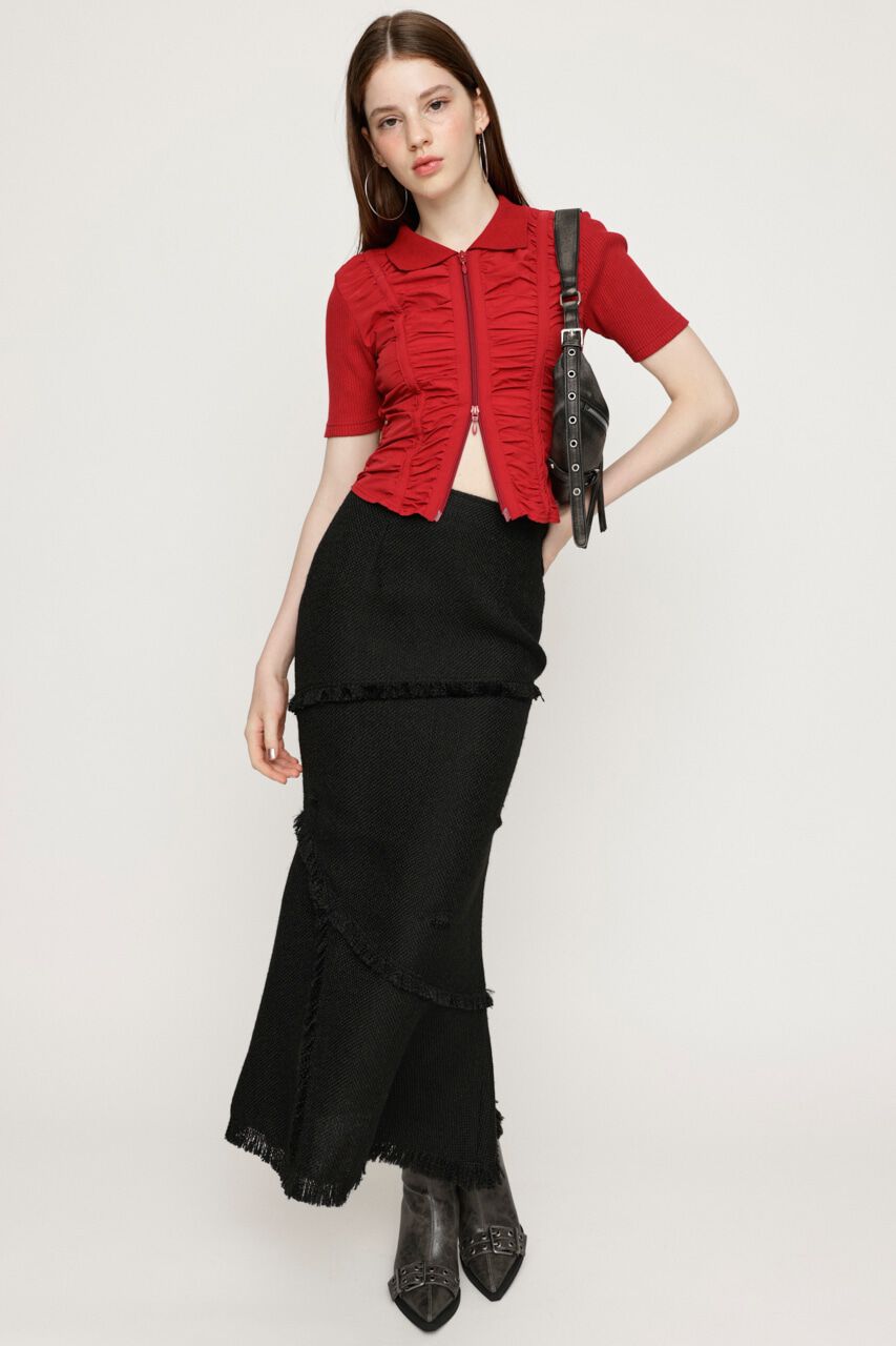 SLY「RIPPED EDGE ロングスカート」|スカート|