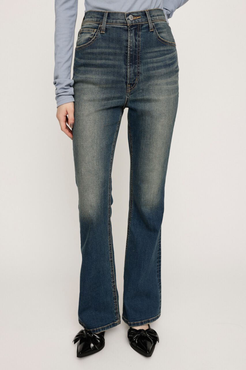 SLY「HW FLARE PT-B WITH ROICA（R）EF」|デニム|BLU