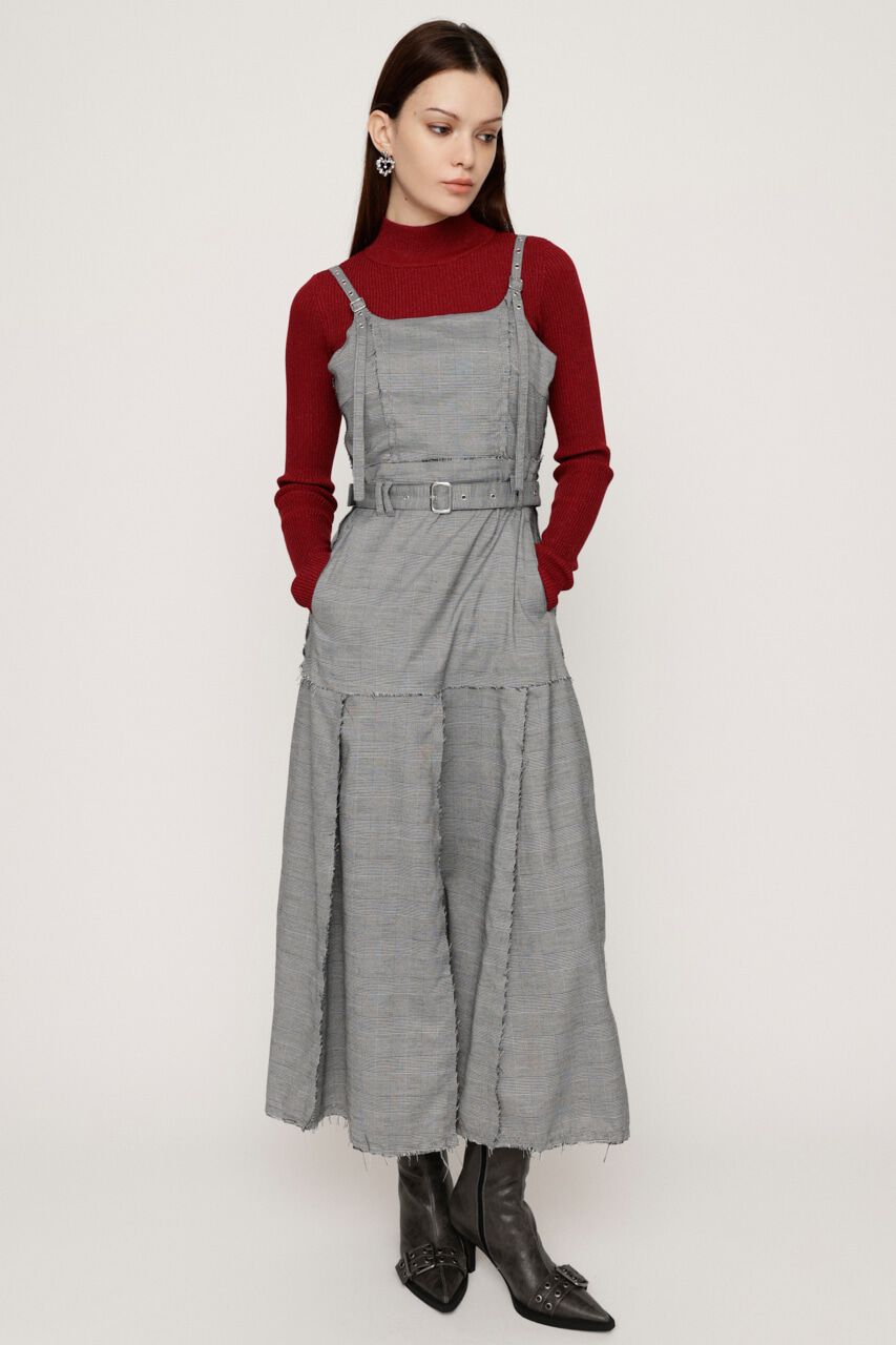 SLY「PLEATS BELTED ロングワンピース」|ワンピース|