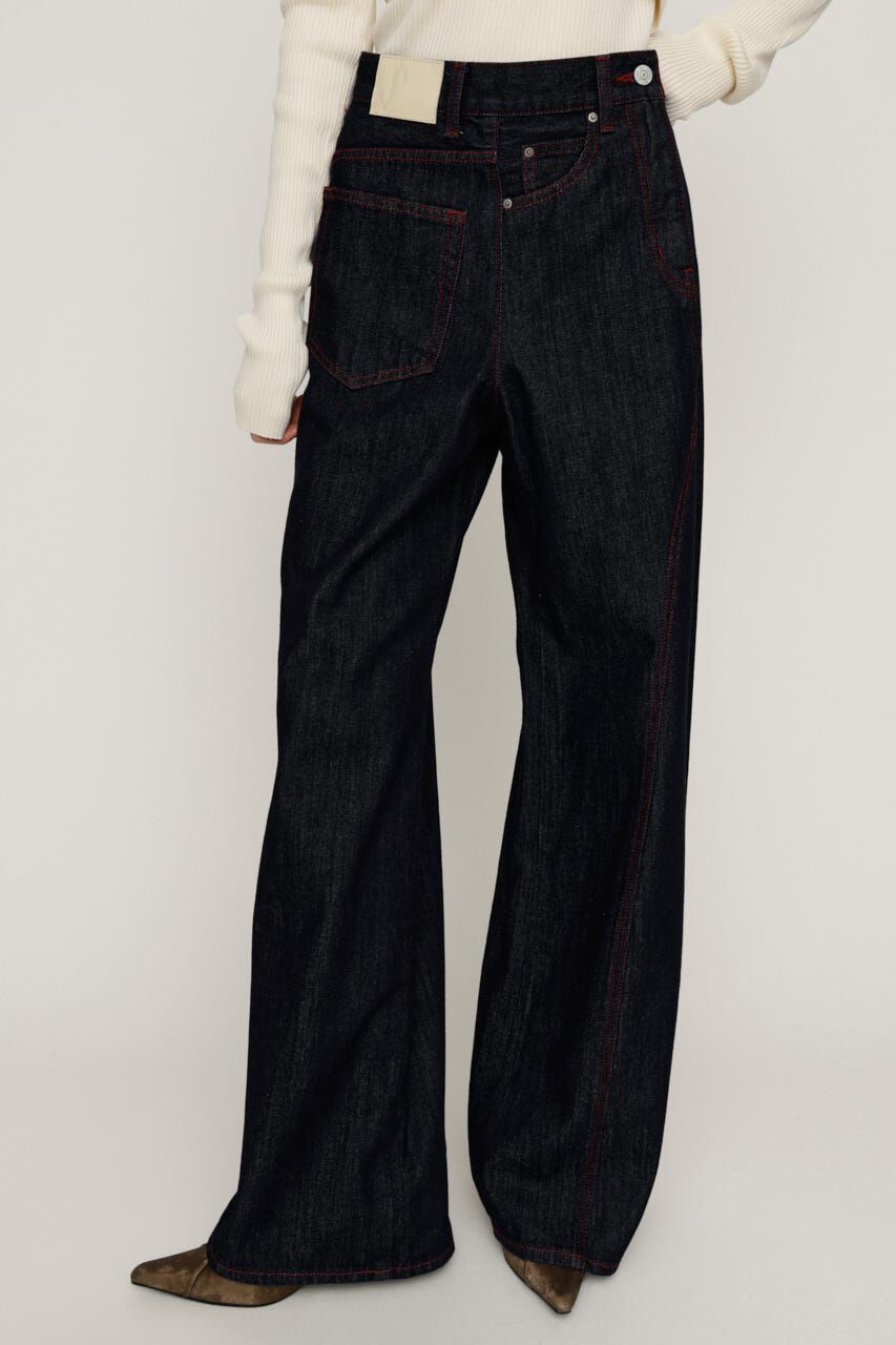 SLY「BACK TO FRONT DENIM パンツ」|デニム|D/BLU3