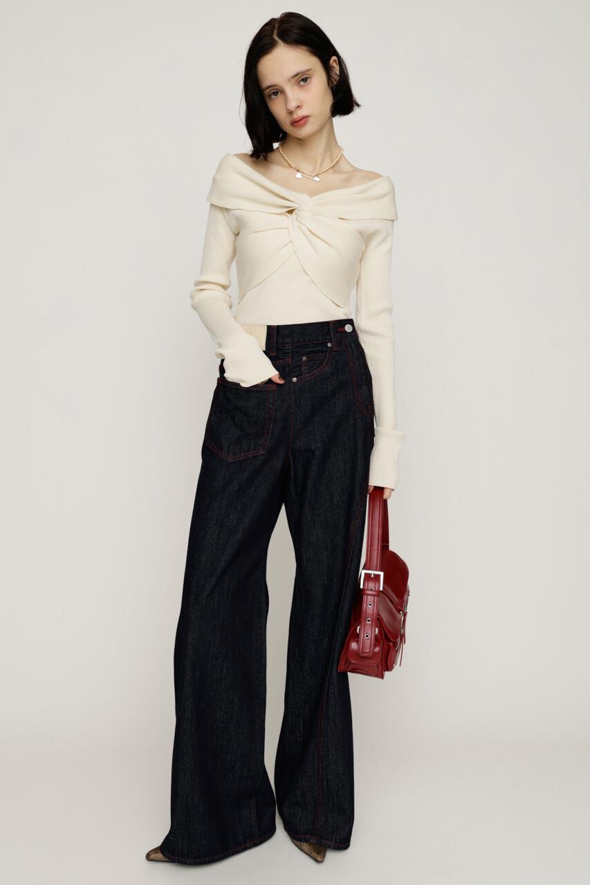 SLY「BACK TO FRONT DENIM パンツ」|デニム|