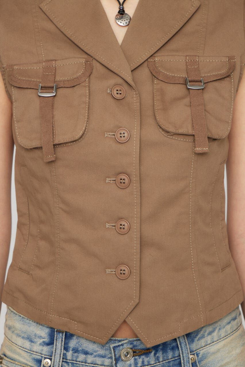 LAGUA GEM「POCKET COMPACT  SHIRT トップス」|シャツ・ブラウス|