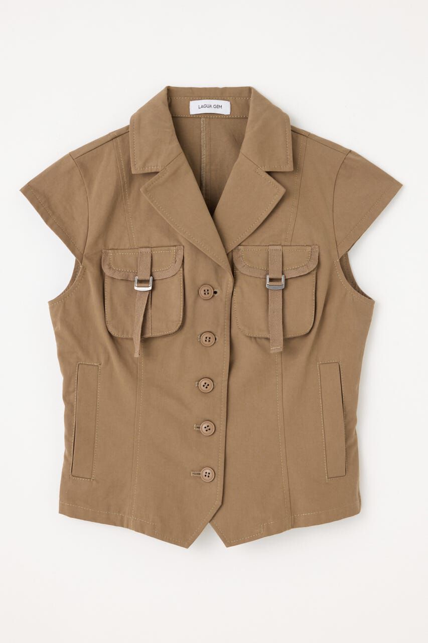 LAGUA GEM「POCKET COMPACT  SHIRT トップス」|シャツ・ブラウス|